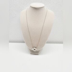 Tiffany & Co Sterling Silver Paloma Picasso "Loving Heart" 16" With COA